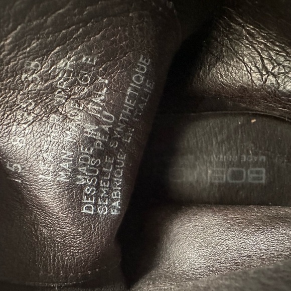 Boemos Black Leather Women’s Black Boots Made in Italy - Picture 8 of 9